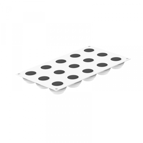 Forma Silicon Bigne Perfectto Ø 4.5 x H 2.5 cm, 15 cavitati x 30 ml [3]