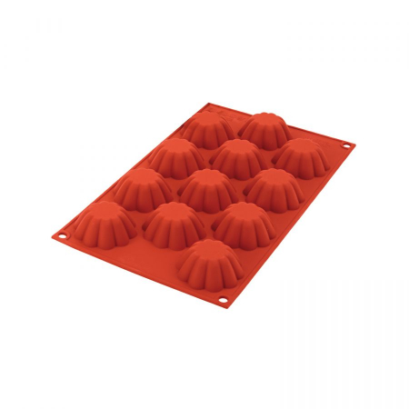 Forme de Silicon Cofetarie - Forma Silicon Brioche/Savarina Ø 5.8 x H 2.2 cm, 12 cavitati (SF109)