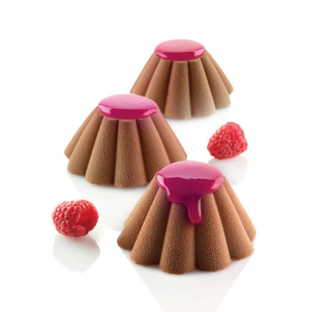 Forme de Silicon Cofetarie - Forma Silicon Brioche/Savarina Ø 5.8 x H 2.2 cm, 12 cavitati (SF109)