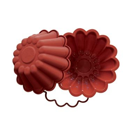 Forme Silicon pentru Torturi si Prajituri - Forma Silicon Briosa mare Ø22xH8 cm, cu Inel
