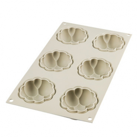 Forme 17.5x30cm Monoportii, Mignon - Forma Silicon Bubbles Ø 7 x H 3 cm, 6 cavitati x 85 ml