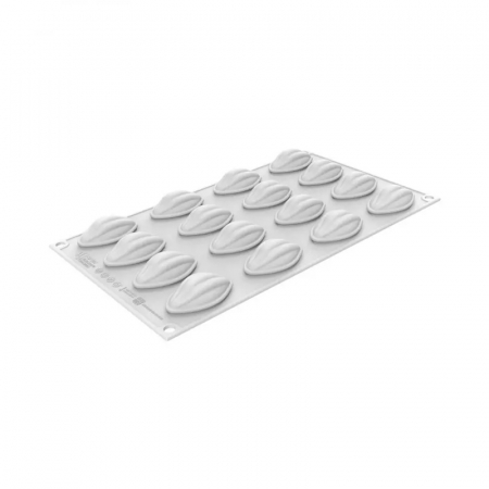 Forme de Silicon Cofetarie - Forma Silicon Cacao 5 x 2.8 x H 1.9 cm, 12 cavitati, 16 ml