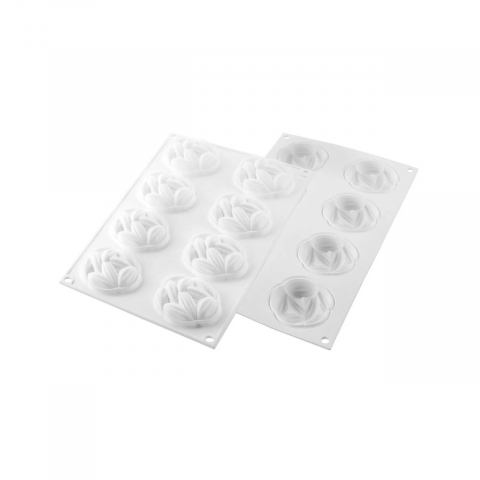 Oferta Cantitate - Forma Silicon Cacao Ø 6.1 x H 2.1 cm, 6 cavitati x 35 ml