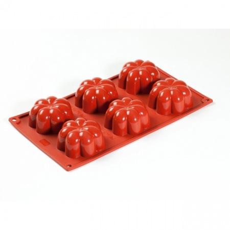 Forme de Silicon Cofetarie - Forma Silicon Charlotte Ø7.8xh3.6 cm, 6 cavitati