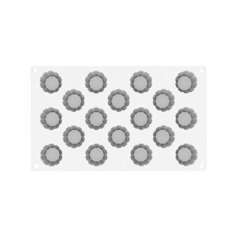 Forma Silicon Charlotte XS 16 Ø 3.8 x H 1.8 cm, 18 cavitati x 16 ml [3]