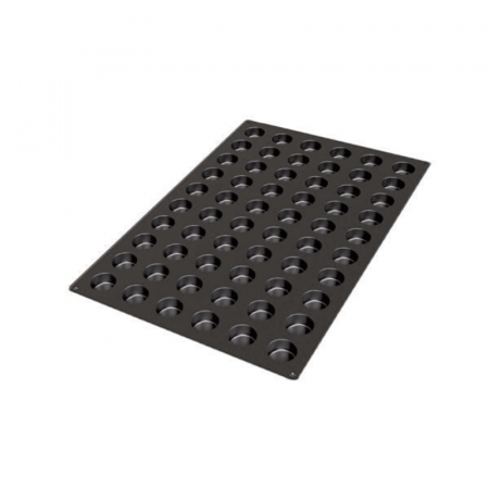 Forme 60x40cm Monoportii, Mignon - Forma Silicon Cilindru Mignon Ø 4 x H 2 cm, 60 cavitati, 25 ml (SQ055)