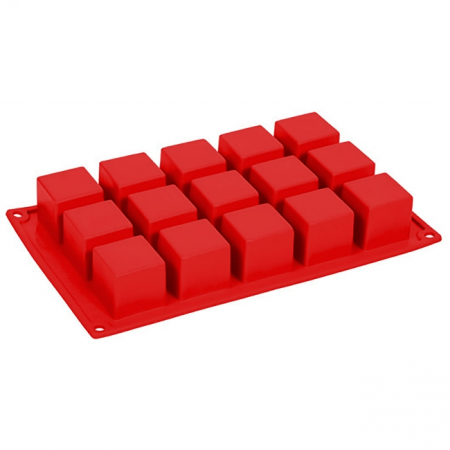 Forme 17.5x30cm Monoportii, Mignon - Forma Silicon Cub 4 cm, 15 cavitati