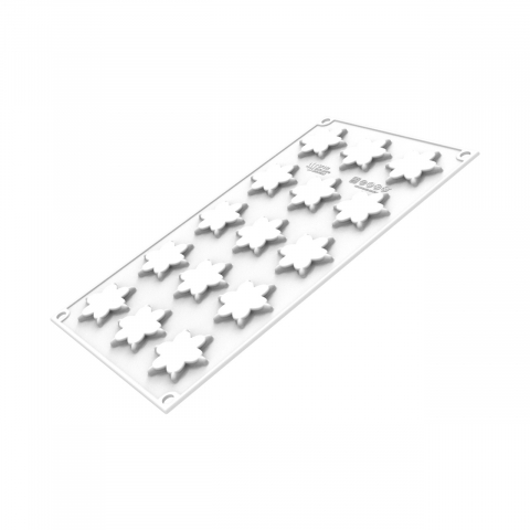 Forma Silicon Decor Top/Insertie, Corollas Floral Ø 4.5 x H 0.6 cm, 15 cavitati, 4 ml [3]