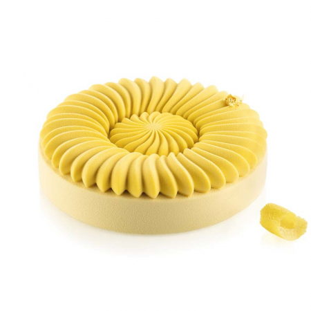 Forme Silicon pentru Decor si Plating - Forma Silicon Decor Top/Insertie Crown Honore Ø 17.7 (6.9) x H 1.4 cm, 240 ml
