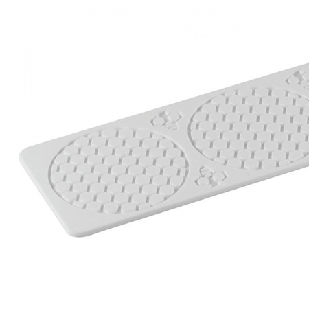 Forme Silicon pentru Decor si Plating - Forma Silicon Decor Top/Insertie, Fagure Ø 7.5 x H 0.2 cm, 5 cavitati (ALVEOLE 3)