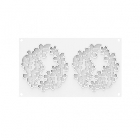 Forma Silicon Decor Top/Insertie Flora Ø 14 x H 1 cm, 2 cavitati, 80 ml [4]