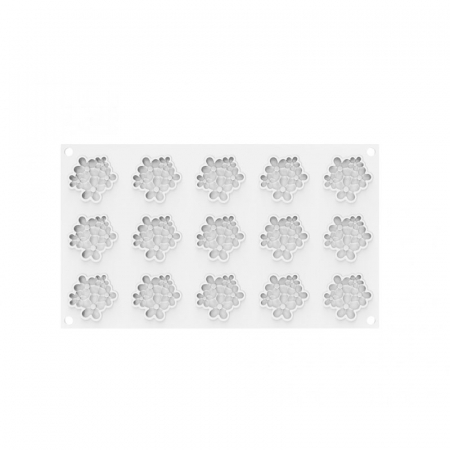 Forma Silicon Decor Top/Insertie Flora Ø 4.5 x H 0.72 cm, 15 cavitati, 7 ml [3]