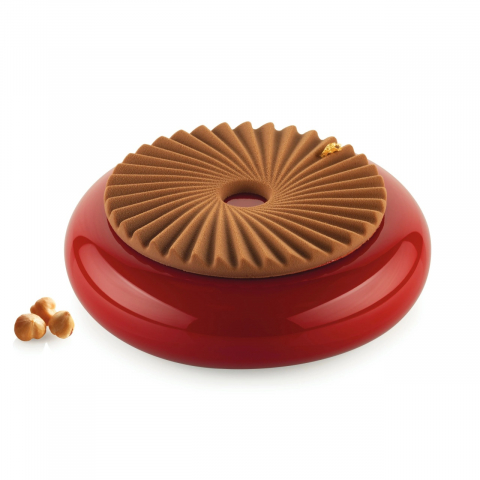 Forme Silicon pentru Decor si Plating - Forma Silicon Decor Top/Insertie, Skirt Ø 14 x H 1 cm, 2 cavitati, 100 ml