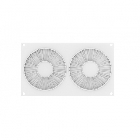 Forme Silicon pentru Decor si Plating - Forma Silicon Decor Top/Insertie Tutu Ø 14 x H 0.9 cm, 2 cavitati, 100 ml