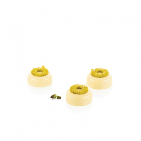 Forme Silicon pentru Decor si Plating - Forma Silicon Decor Top/Insertie Tutu Ø 4.5 x H 0.65 cm, 15 cavitati, 7 ml
