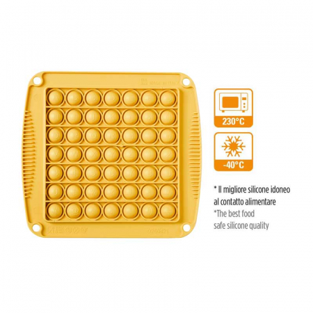 Forma Silicon DecorPop Semisfere Ø 1.6 cm Patrat 13.8 x 13.8 cm [2]