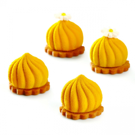 Forme 30x40cm Monoportii, Mignon - Forma Silicon Delice, Mignon Ø 3.6 x h 2.9 cm, 18 ml, 30 cavitati