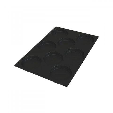 Forme 60x40cm Monoportii, Mignon - Forma Silicon Disc Monoportii Ø 14 x H 2.5 cm, 8 cavitati, 382 ml (SQ068)