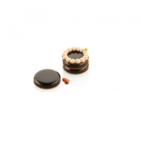 Forme de Silicon Cofetarie - Forma Silicon Discuri Ø 6.4 x H 1.1 cm, 8 cavitati, 35 ml + decupator