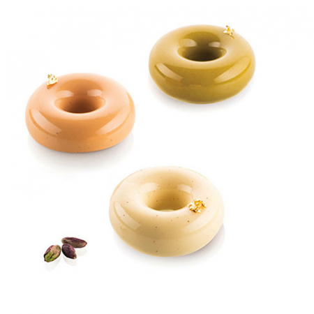 Forme Silicon Monoportii, Mignon - Forma Silicon Donuts Ø 7.2 x H 2.7 cm, 6 cavitati, 80 ml