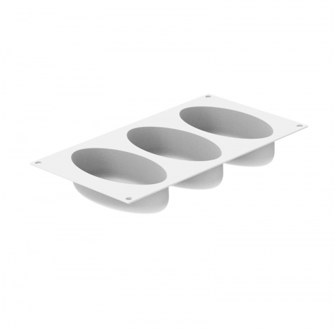 Forma Silicon Ellipse 14.8 x 7.6 x H 4 cm, 3 cavitati x 335 ml [2]