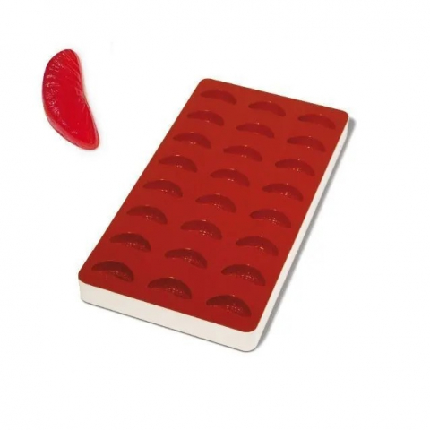 Forme de Silicon Cofetarie - Forma Silicon Felie Portocala 4.5 x 1.8 x 1.5 cm, 24 cavitati (SG01)