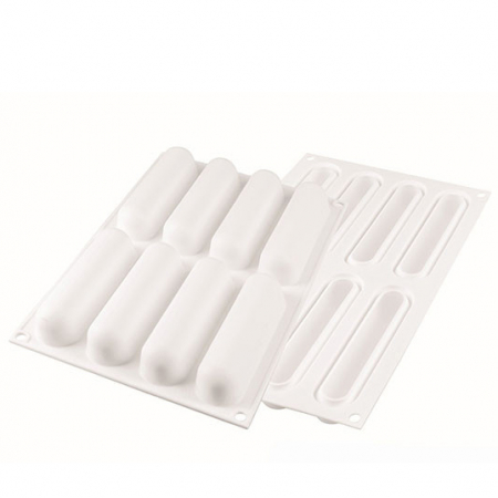 Forma Silicon Fingers Monoportii 13 x 2.7 X h 2.7 cm, 10 Tavite + Decupator [4]