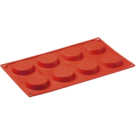 Forme 17.5x30cm Monoportii, Mignon - Forma Silicon Fiorentine Ø6xh1.2 cm, 8 cavitati
