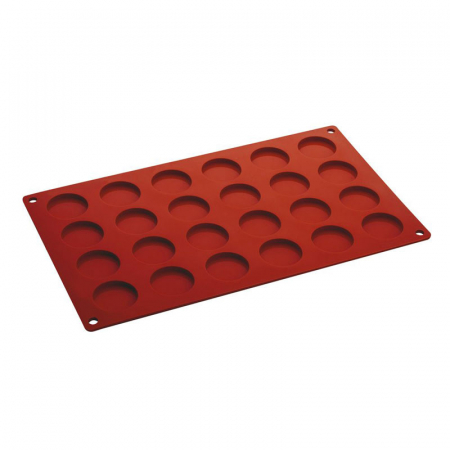 Forme de Silicon Cofetarie - Forma Silicon Florentine Ø 3.5 x H 0.5 cm, 24 cavitati, 5 ml