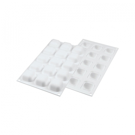 Forme 17.5x30cm Monoportii, Mignon - Forma Silicon Gem 4 x 4 x H 2.3 cm, 15 cavitati, 30 ml