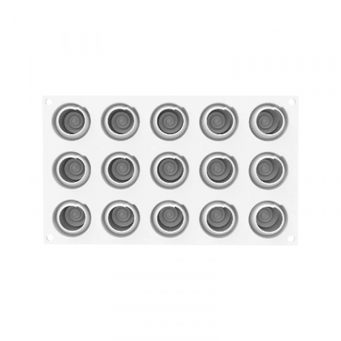 Forma Silicon Givre 30 Ø 4 x H 3 cm, 15 cavitati x 30 ml [2]