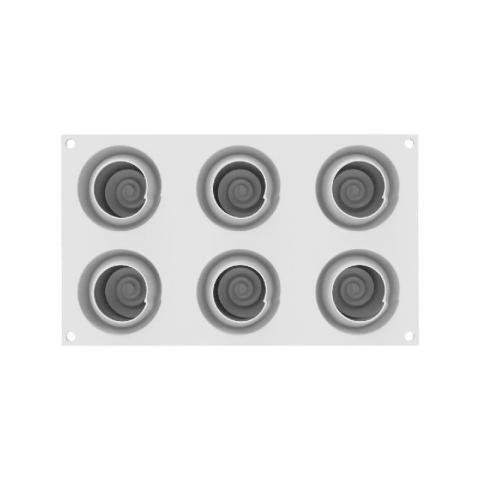 Forma Silicon Givre 90 Ø 6 x H 4.5 cm, 6 cavitati x 90 ml [3]
