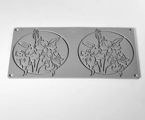 Forma Silicon Gourmand Floral 14 × 15.3 × H 2 cm, 2 cavitati [2]