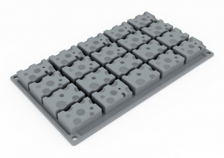 Forma Silicon Gourmand guyere 5 x 3.1 x H 1.8 cm, 20 cavitati [2]