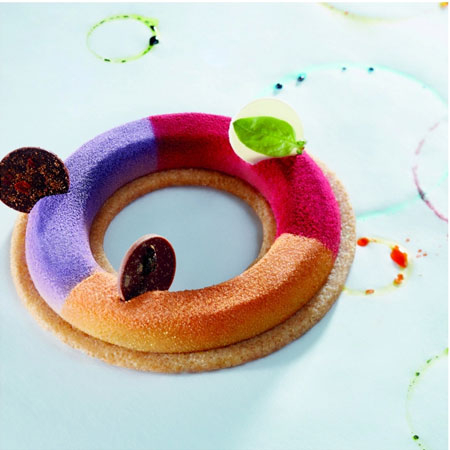 Forme Silicon pentru Decor si Plating - Forma Silicon Gourmand Inel Ø 10 x H 1 cm, 8 cavitati