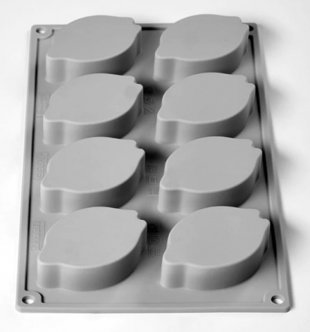 Forme de Silicon Cofetarie - Forma Silicon Gourmand Lamaie 7.7 × 5.2 × H 2.2 cm, 8 cavitati