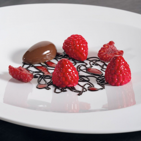 Forme de Silicon Cofetarie - Forma Silicon Gourmand Mure/Zmeura Ø 2.4 x H 2.7 cm, 35 cavitati