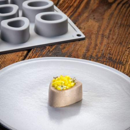 Forme Silicon pentru Decor si Plating - Forma Silicon Gourmand Ossobuco 4.8 x 4 x H 2.3 cm, 15 cavitati