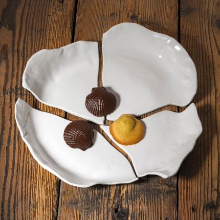 Forme Silicon pentru Decor si Plating - Forma Silicon Gourmand Scoici 5 x 5 x H 1.5 cm, 15 cavitati