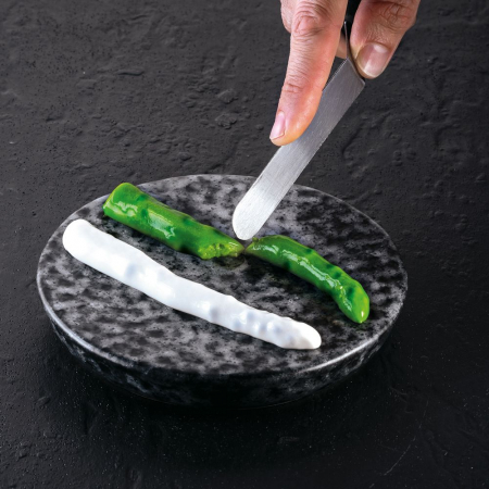 Forme Silicon pentru Decor si Plating - Forma Silicon Gourmand Sparanghel 12.9 x 1.9 x H 1.4 cm, 12 cavitati