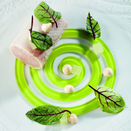 Forme Silicon pentru Decor si Plating - Forma Silicon Gourmand Spirala Ø 12 x H 0.35 cm, 6 cavitati
