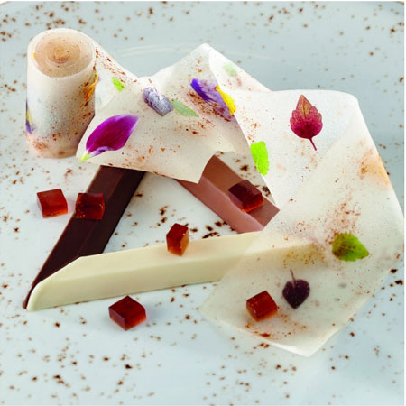 Forme Silicon pentru Decor si Plating - Forma Silicon Gourmand Triunghi 12 x 12 x H 1 cm, 9 cavitati