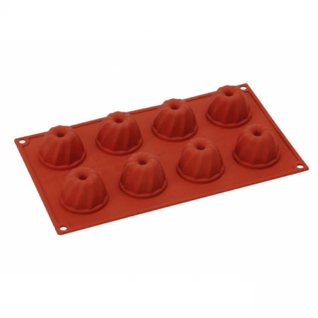 Forme de Silicon Cofetarie - Forma Silicon Gugelhupf Ø5.2xh3.6 cm, 8 cavitati