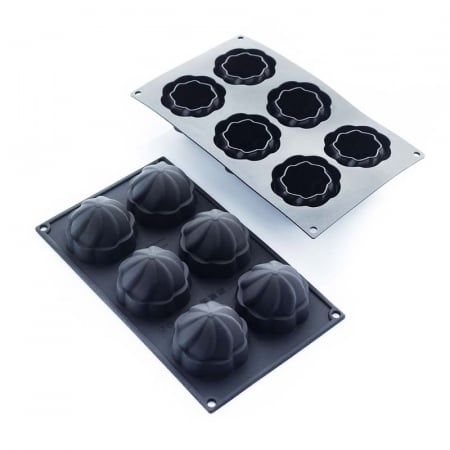 Oferta Cantitate - Forma Silicon Harmony Ø 6.3 x H 5.3 cm, 6 cavitati, 110 ml