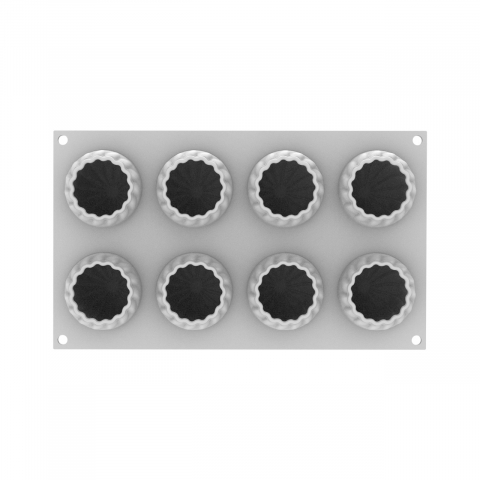 Forma Silicon Harmony Ø 6 x H 6.7 cm, 8 cavitati x 150 ml [3]