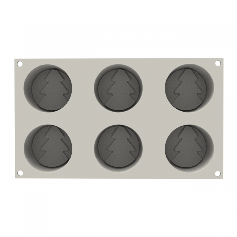 Forma Silicon Iarna Ø 7 x H 3 cm, 6 cavitati x 108 ml [2]