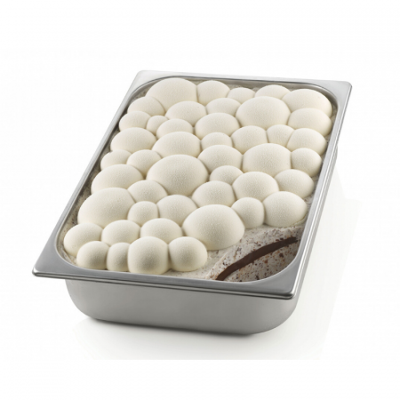 Matrite, Forme Inghetata, Gelaterie - Forma Silicon IceCream-Bubble Gel - Set 2 x forme 33.1 x 23 x H 2.3 cm