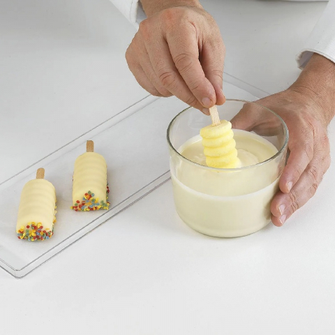 Forma Silicon Inghetata Mini Tango GEL04M, 4 cavitati x 9.1 x 8.5 x H 2.3 cm, 36 ml, 50 bastonase [2]
