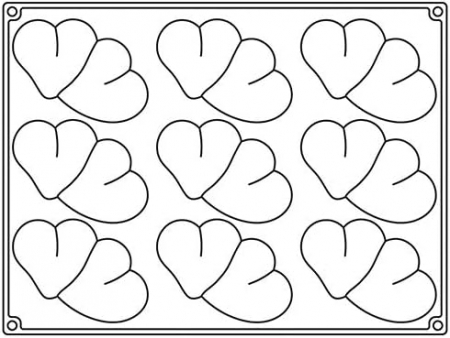 Forma Silicon Inima Beloved, Monoportii 12.7 X 7.1 X 3.8h cm, 200 ml, 9 cavitati [4]
