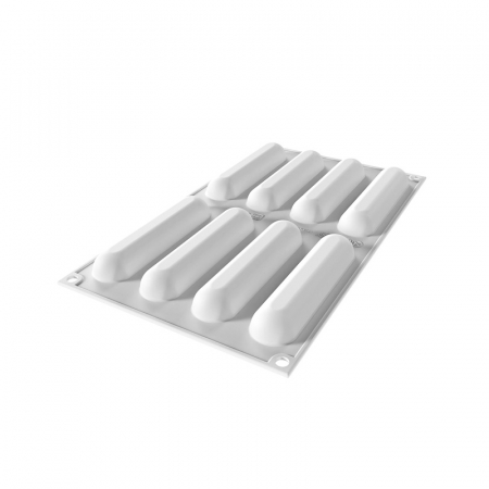 Forme 17.5x30cm Monoportii, Mignon - Forma Silicon Kit Ecler 12.2 x 2.6 x H 1.6 cm, 8 cavitati 40 ml + Covoras Microforat 16 cavitati